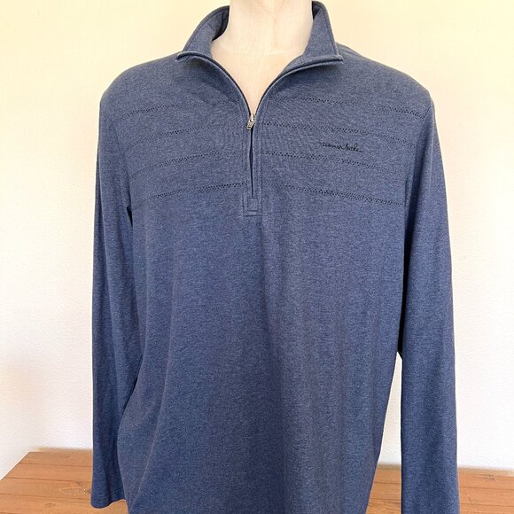 Travis Mathew - Quarter Zip Up - Blue Pullover - Size XXL - Picture 1 of 9